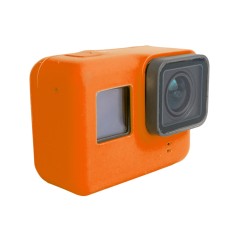GoPro Hero5: n silikonikotelon suojakotelon kannen kuori (oranssi)