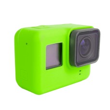 För GoPro Hero5 Silicone Housing Protective Case Cover Shell (Green)