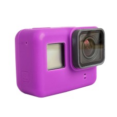 Pour GoPro Hero5 Silicone Housing Protective Case Cover Shell (Purple)