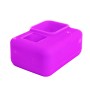 Pour GoPro Hero5 Silicone Housing Protective Case Cover Shell (Purple)