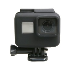 Original pour GoPro Hero5 Silicone Border Frame Mount Habilage Haband de protection Coque de couverture (noir)