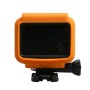 Alkuperäinen GoPro Hero5 -silikonirunkoon kiinnityskotelon suojakotelon kannen kuori (oranssi)