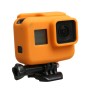 Alkuperäinen GoPro Hero5 -silikonirunkoon kiinnityskotelon suojakotelon kannen kuori (oranssi)