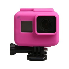 GoPro Hero5シリコーンボーダーフレームマウントハウジング保護ケースカバーシェルのオリジナル（ピンク）