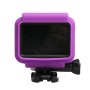 Original pour GoPro Hero5 Silicone Border Frame Mount Habilage Haband de protection Boîte de couverture (violet)
