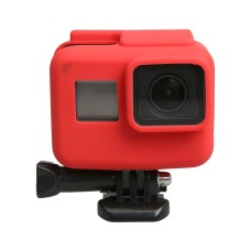 Original pour GoPro Hero5 Silicone Border Frame Mount Habout Haborder Case Couper Shell (rouge)