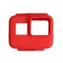 Originál pro GoPro Hero5 Silikonový hraniční rám Mount House Houses Ochranné pouzdro kryt Shell (červená)