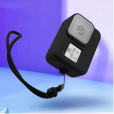 Silikonový ochranný kryt pouzdra s popruhem zápěstí pro GoPro Hero8 Black (černá)