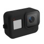 Copertina di custodia protettiva in silicone con cinturino da polso per GoPro Hero8 Black (nero)