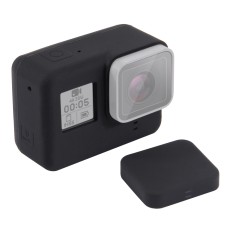 Caso protector de silicona Puluz con cubierta de lente para GoPro Hero7 Negro /7 Blanco /7 Plata /6 /5 (negro)