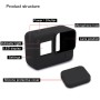 PULUZ Silicone Protective Case with Lens Cover for GoPro HERO7 Black /7 White / 7 Silver /6 /5(Black)