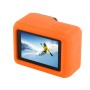 Étui de protection en silicone Puluz avec couverture de lentille pour GoPro Hero7 noir / 7 blanc / 7 argent / 6/5 (orange)
