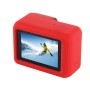 PuLuz Silicone Protective Case med linsskydd för GoPro Hero7 Black /7 White /7 Silver /6/5 (Red)
