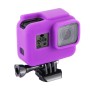 Puluz防震硅胶保护盒，带镜头盖GoPro Hero（2018） /7黑色 /6/5带框架（紫色）