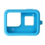 PULUZ Silicone Protective Case Cover with Wrist Strap for GoPro HERO8 Black(Blue)