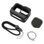Puluz för GoPro Hero11 Black / Hero10 Black / Hero9 Black Silicone Protective Case Cover med handledsband och linsskydd (svart)