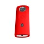 Custodia protettiva in silicone Puluz con copertura per lenti per la fotocamera panoramica Ricoh Theta SC2 360 (RED)