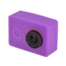 XM03小米YI运动摄像机（紫色）的硅胶保护箱（紫色）