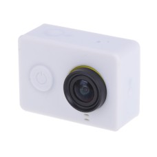 XM03 Силиконовый гель защитный корпус для спортивной камеры Xiaomi Yi (белый)