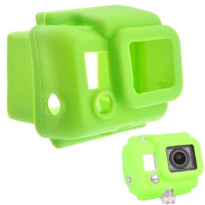 Caso protector de silicona ST-41 para GoPro Hero3 (verde)