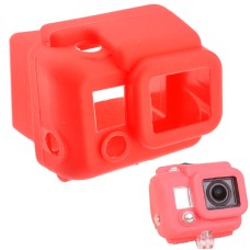 Case de protection en silicone ST-41 pour GoPro Hero3 (rouge)