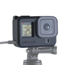 Ulanzi G8-3 para Gopro Hero8 Case de silicona negra con cobertura de lentes
