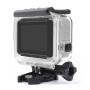 Pro GoPro Hero7 White /Silver Skeleton Housing Side Hollow Ochranný pouzdro se sponou Basic Mount & Screw (Transparent)