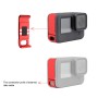 PULUZ Metal Battery Side Interface Cover for GoPro Hero11 Black / HERO10 Black / HERO9 Black(Red)