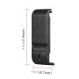 PULUZ POM Plastic Battery Side Interface Cover for GoPro Hero11 Black / HERO10 Black / HERO9 Black(Black)