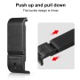 PULUZ POM Plastic Battery Side Interface Cover for GoPro Hero11 Black / HERO10 Black / HERO9 Black(Black)