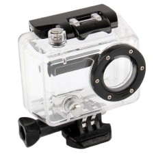 Seitenöffnungsgehäuse Schutzhülle für GoPro Hero2 -Kamera (schwarz + transparent)