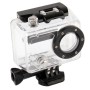 Custodia di protezione dell'alloggiamento di apertura laterale per GoPro Hero2 Camera (Black + Transparent)