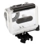 Caso protector de la carcasa de apertura lateral para la cámara GoPro Hero2 (negro + transparente)