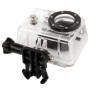 Étui de protection du boîtier d'ouverture latérale pour la caméra GoPro Hero2 (noir + transparent)