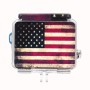 RETRO USA lipumustri korpuse kleebis GoPro Hero3 jaoks (HR79)
