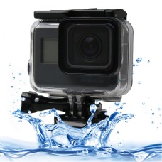 Pro GoPro HERO6 / 5 Black 60m podvodní vodotěsný pouzdro potápění s dotykovou obrazovkou zadních dveří a filtrem / sponou Basic Mount & Screw, není třeba rozebírat čočku