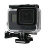 Dla GoPro Hero6 / 5 Black 60m Podwodny wodoodporny obudowa obudowa nurkowania z ekranem dotykowym tylne drzwi i filtr / klamra Podstawowa mocowanie i śruba nie trzeba demontaż soczewki