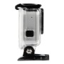Gp452 מארז אטום למים + כיסוי גב מגע עבור GoPro Hero7 לבן / כסף