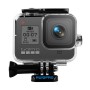 Ruigpro עבור GoPro Hero8 שחור 45 מ 'מארז הגנה על דיור אטום למים עם אבזם Mount & Screck Basic (שקוף)