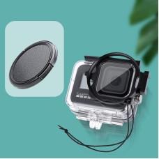RuigPro para GoPro Hero8 Anillo adaptador de filtro de 58 mm + Caso impermeable con tapa de la lente