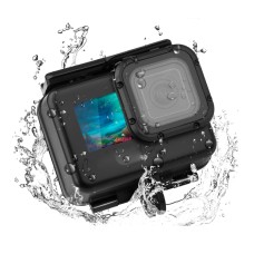 50m Waterproof Housing Protective Case with Buckle Basic Mount & Screw for GoPro HERO10 Black / HERO9 Black (Black)