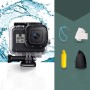 Dla GoPro Hero8 Black 45m Wodoodporne obudowy obudowa ochronna z klamrą podstawowe mocowanie i śruba i pływające bulak i wkładki anty-fogowe (przezroczyste)