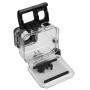For GoPro HERO5 30m Waterproof PC & ABS Housing Protective Case + Touch Back Cover with Buckle Basic Mount & Long Screw, Backcover Size: 7 x 6 cm