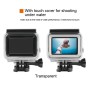 Custodia protettiva per alloggiamento impermeabile da 45 m + coperchio posteriore del touch screen per GoPro New Hero /Hero6 /5, con montaggio e vite di base della fibbia, non è necessario rimuovere la lente (trasparente)