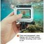 45m Waterproof Housing Protective Case + Touch Screen Back Cover for GoPro NEW HERO /HERO6 /5, with Buckle Basic Mount & Screw & (Purple, Red, Pink) Filters, No Need to Remove Lens (Black)