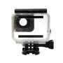 Pour GoPro Hero6 / 5 Boîtier de protection du boîtier imperméable + couvercle arrière creux avec monture de base et vis de base