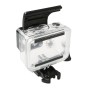 Para GoPro Hero4 / 3+ Sports Action Camera de carcasa impermeable de la carcasa del agua ABS Cape de la puerta trasera de plástico (negro)