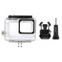 [US Warehouse] PULUZ 45m Underwater Waterproof Housing Diving Case for GoPro HERO7 Silver / HERO7 White, with Buckle Basic Mount & Screw(Transparent)