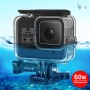 Puluz 60m的水下深度潜水箱防水摄像头外壳，用于GoPro Hero8黑色