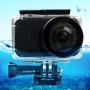 Puluz 45M מתחת למים פרספקס אקריליקי אטום אטום למים מארז צלילה ל- Xiaomi Mijia מצלמה קטנה, עם אבזם הרכבה ובורג בסיסי